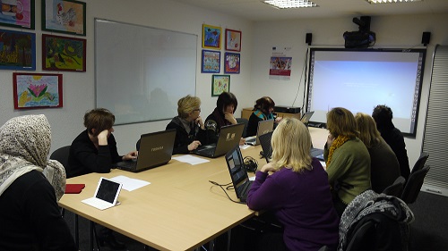 Computerkurse für Frauen 2014.